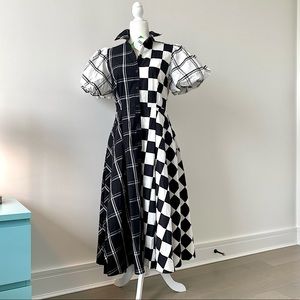 NWT Christopher John Rogers x Target Checkboard Shirt Dress SIZE 8